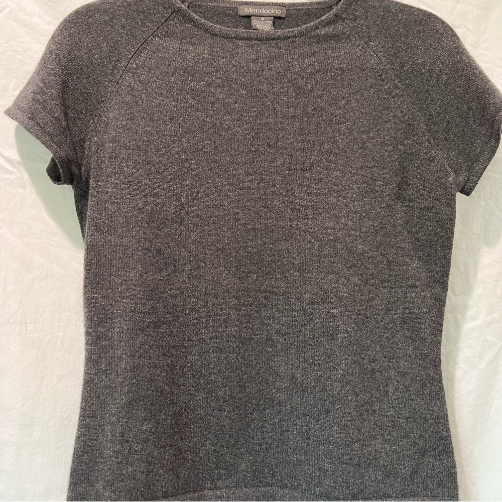 Mendocino 100% cashmere sweater grey Size S